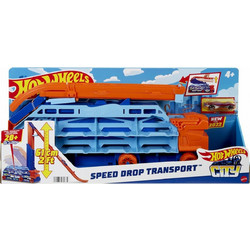 Mattel Hot Wheels Speed Drop Transport Νταλίκα Αυτοκινητόδρομος HDY92