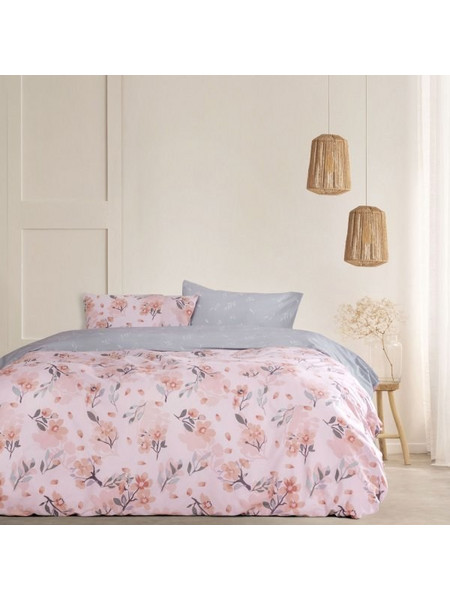 Κουβερλί Υπέρδιπλο Flor Pink Kocoon Ροζ 220x245