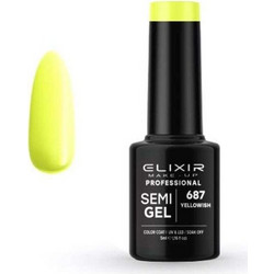 Elixir Semigel 687 Ημιμόνιμο Βερνίκι Νυχιών 5ml