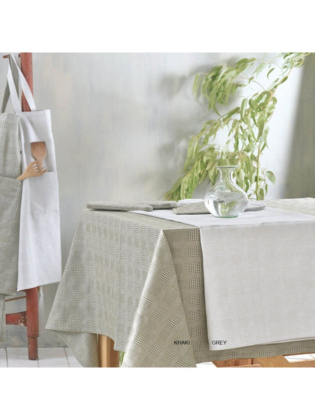 Καρέ Lozano Grey Ρυθμός 80X80cm 100% Βαμβάκι