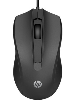 HP 100 Ενσύρματο Ποντίκι Black 6VY96AA