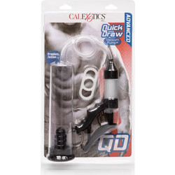 CalExotics Quick Draw Vacuum Τρόμπα Πέους Μαύρη Διαφανή
