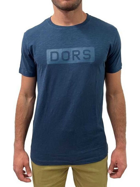 T-SHIRT DORS ΜΕ ΣΤΑΜΠΑ ΜΠΛΕ