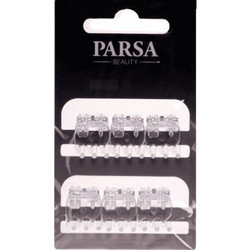 Parsa Beauty Κλάμερ Μαλλιών Μικρό Διάφανο 6 τεμάχια