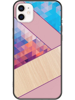 Θήκη Abstract iPhone 12 mini Black TPU (Μαύρη Σιλικόνη)