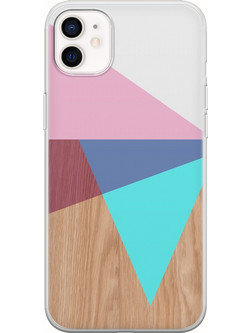 Θήκη Solid Wood iPhone 12 mini Flexible TPU (Διάφανη Σιλικόνη)