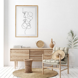 ΑΦΙΣΑ WALL-DESIGN TENDERNESS 49510 (PVC/PLEXIGLASS ΦΥΣΙΚΟ ΞΥΛΟ ΜΕ ΠΛΑΙΣΙΟ) 20x30cm