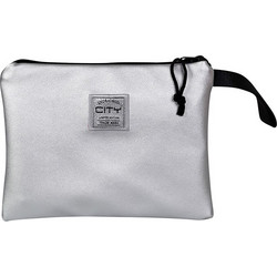City Safe Pocket Spec For Ever 12215 Γυναικείο Νεσεσέρ 24x18cm Ασημί