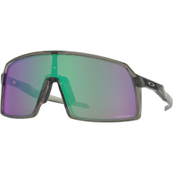 Oakley OO9406 10 Αθλητικά Γυαλιά Ηλίου Μάσκα Κοκάλινα Γκρι με Πράσινο Καθρέπτη Φακό