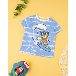βρεφικό t-shirt μπλε surf για αγόρι