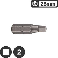Force 124R252 - Μύτη Τετράγωνη 1/4" 25mm - Νο 2