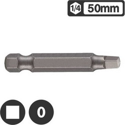 Force 124R500 - Μύτη Μακρυά Τετράγωνη 1/4" 50mm - Νο 0
