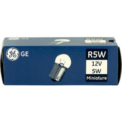 GENERAL ELECTRIC R5W 12V 5W BA15s (GE2619) 1τμχ