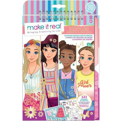 Make It Real- Fashion Design Sketchbook Blooming Vibes (3209)