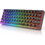 HK Gaming GK61 Black Μηχανικό Gaming Πληκτρολόγιο 60% με Gateron Brown Διακόπτες RGB