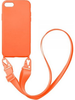 CarryHang Liquid Silicone Strap - iPhone 7 / 8 / SE 2020 / SE 2022 - Πορτοκαλί