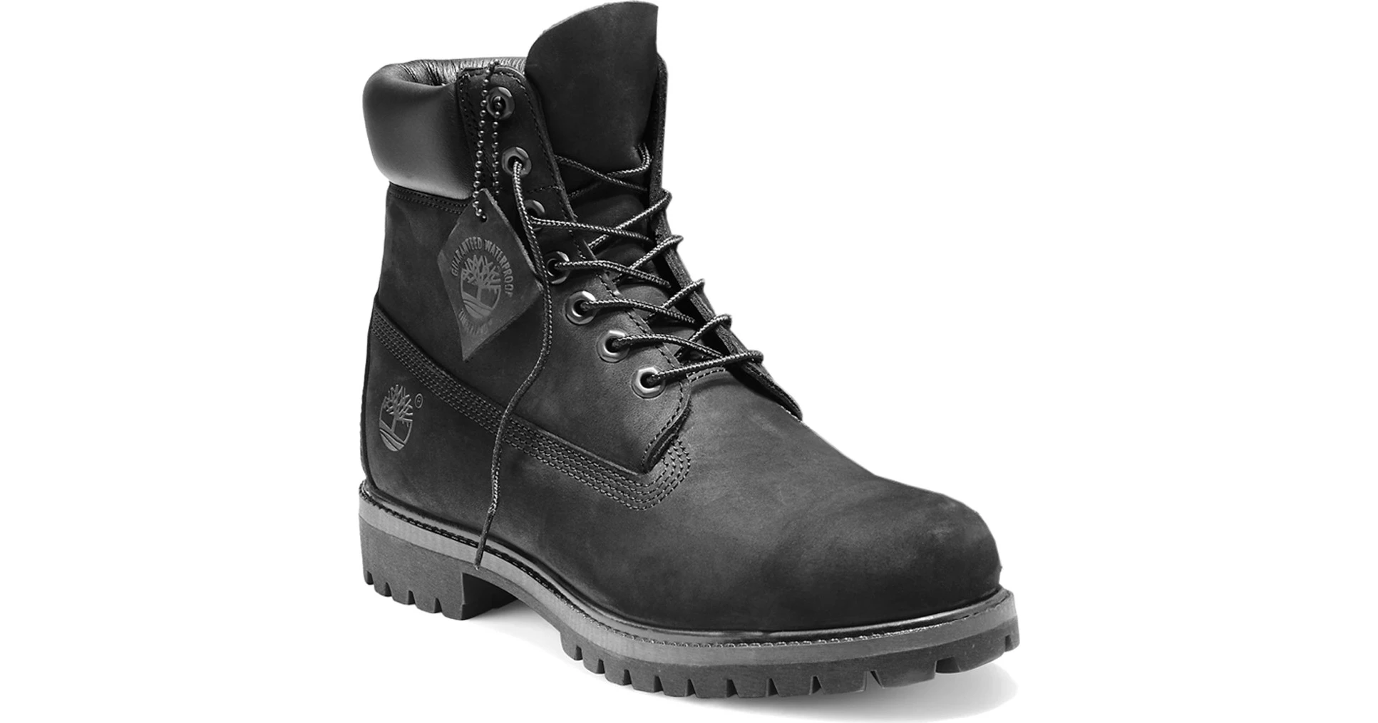 Timberland Premium 6inch Ανδρικά Αρβυλάκια Suede Μαύρα Αδιάβροχα Tb010073001 Bestpricegr 