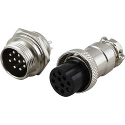 GX16-10 10 Pin Male & Female Electrical Metal Connector / Plug