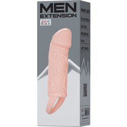 Baile Men Extension Cover Penis & Strap Κάλυμμα Επιμήκυνσης Πέους 10cm Flesh