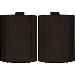 SPS-600 Παθητικά Ηχεία Τοίχου 80W Μαύρα (Ζεύγος)