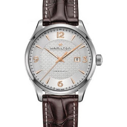 Hamilton Jazzmaster Ανδρικό Ρολόι Αυτόματο με Καφέ Δερμάτινο Λουράκι H32755551