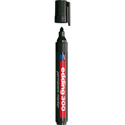 Edding Ανεξίτηλος Μαρκαδόρος 300 Μαύρο 1.5-3mm