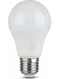 V-TAC 4449 Λάμπα LED για Ντουί E27 και Σχήμα A60 Ψυχρό Λευκό 806lm Dimmable