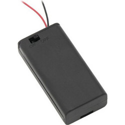 Μπαταριοθήκη LR03 AAAx2 + Κουτί + Διακόπτης