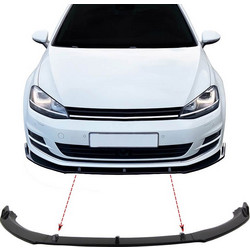 Μπροστινό Spoiler Για Vw Golf Vii (7) 12-20 Standard Έκδοση Glossy Black 3 Τεμάχια