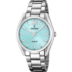 Festina Γυναικείο Ρολόι με Ασημί Μεταλλικό Μπρασελέ F20622/D