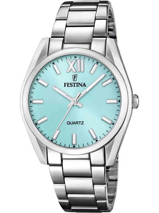 Festina Γυναικείο Ρολόι με Ασημί Μεταλλικό Μπρασελέ F20622/D