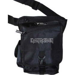 Takeposition Darko Iron Maiden, Τσαντάκι μέσης μηρού με έχτρα πουγκί νερού, 27Y x 17Π x 7Β, Μαύρο, 962-7511