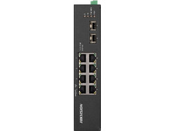 Hikvision DS-3T0510HP-E/HS Unmanaged L2 Switch με 8 Θύρες Ethernet 1Gbps και 2 SFP Θύρες