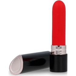 Lips Style Shia Κλειτοριδικός Δονητής 10.2cm Μαύρος Κόκκινος