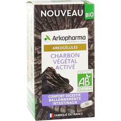 Arkopharma Arkocaps Φυτικός Άνθρακας Πεπτικό Βοήθημα 30 Κάψουλες