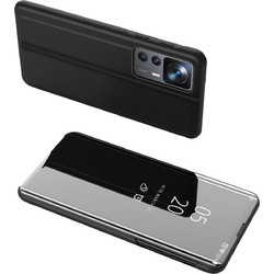 Hurtel Clear View Flip Cover Black (Xiaomi 12T / 12T Pro)
