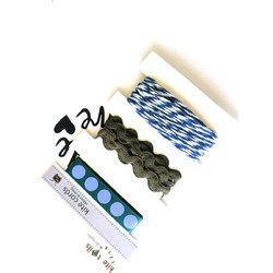 Ουρά Χαρταετού Με Κορδόνια 3τμχ-Πουά-Kite tails designs