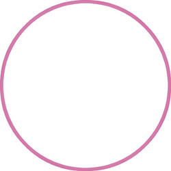 Χούλα-Χουπ HQ 60cm - Φ19mm - 230gr, Ροζ 98802