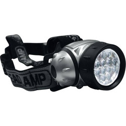 Φακός Κεφαλής 12 Led Μαύρο