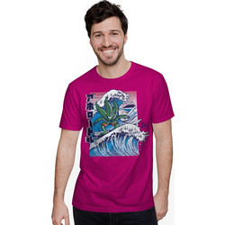 WEED LEAF SURF (Κοντομάνικο Ανδρικό / Unisex) - Fuchsia