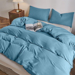 Lino Home Σεντόνι Μονό Βαμβακερό με Λάστιχο 100x200+32 Moderna Blue