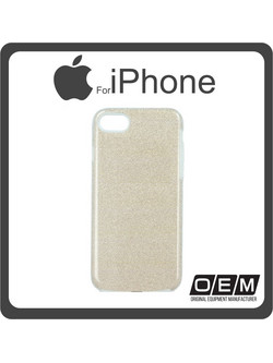 Θήκη Πλάτης 3in1 Glitter Gold - iPhone 7 / 8 / SE 2020 / SE 2022