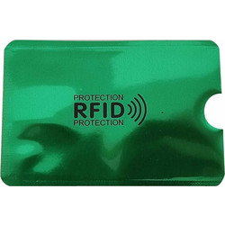 Anti-Scan Card protector - Θήκη Αλουμινίου RFID Green