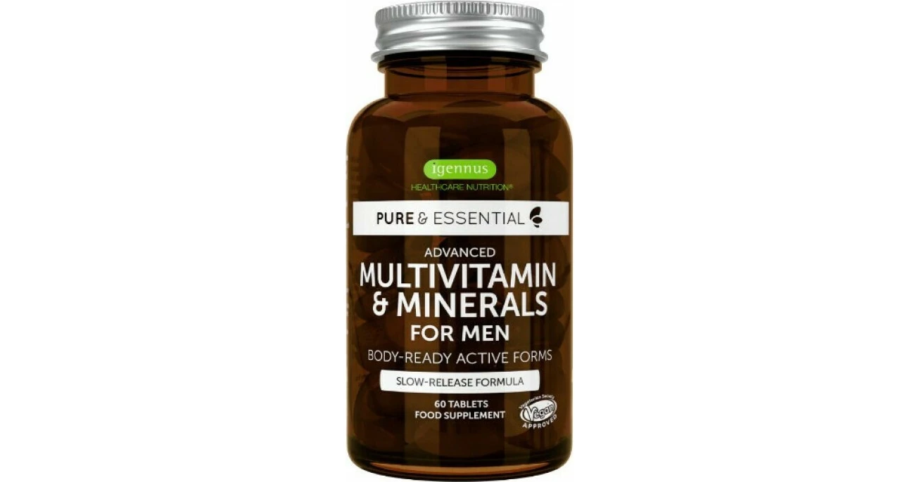 Igennus Pure Essentials Advanced Multivitamin & Minerals For Man 60