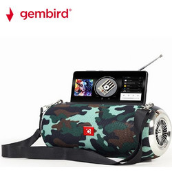 Gembird SPK-BT-17 Ηχείο Bluetooth 10W με Ραδιόφωνο Χακί