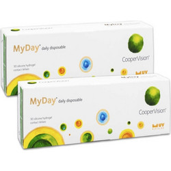 Cooper Vision MyDay Daily Disposable Ημερήσιοι Φακοί Επαφής Σιλικόνης Υδρογέλης με Φίλτρο UV 60τμχ