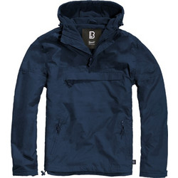 Brandit Ανδρικό Μπουφάν Pullover Αντιανεμικό Navy Μπλε BD3001.8