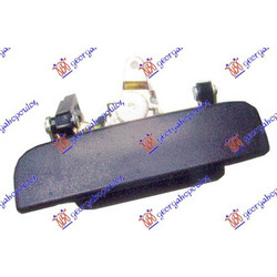 Χερουλι Πορτας Καροτσας Μαυρο Mazda P/U 2/4WD 99-03 - 064307835