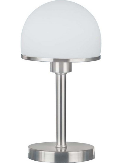 Trio Lighting 529310107 Πορτατίφ E14 Λευκό Ασημί Φ15xΥ25cm