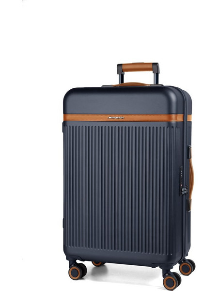 March Brenner M444-04-63 Βαλίτσα Μεσαία 69x44x24cm με 4 Ρόδες Navy Μπλε